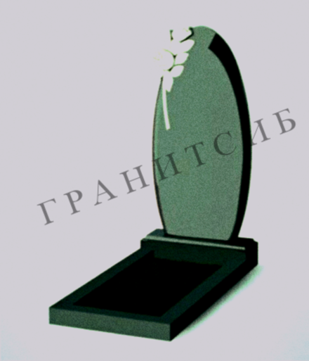 Надгробный памятник зеленый ГАББРО № 61