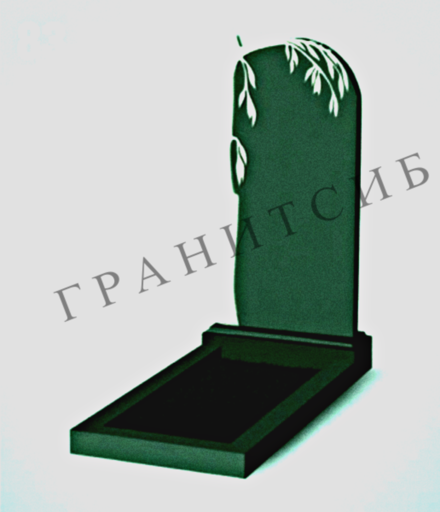 Надгробный памятник зеленый ГАББРО № 83